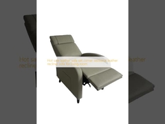 Ζεστή πώληση δερμάτινος καναπές σετ γωνιακό τομεακό δερμάτινο ξαπλώστρα καναπέ για καθιστικό