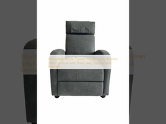 Ρυθμίσιμο Σπίτι Θέατρο Μοναδικό ύφασμα Recliner Sofa Έπιπλα με παχύ μαξιλάρι καθίσματος και οπίσθιο